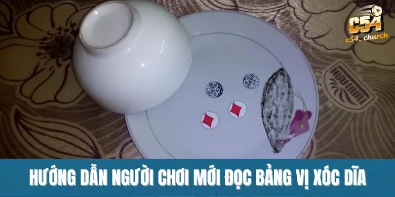 Hướng dẫn người chơi mới đọc bảng vị xóc dĩa